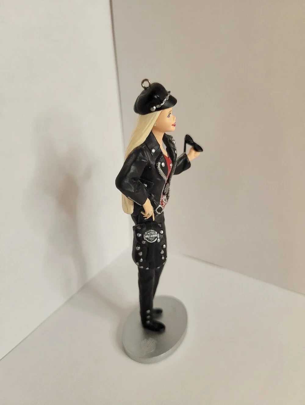 Barbie Harley Davidson Motorcycle Outfit Ornament, Collectible